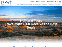 Tablet Screenshot of holylandtours.org